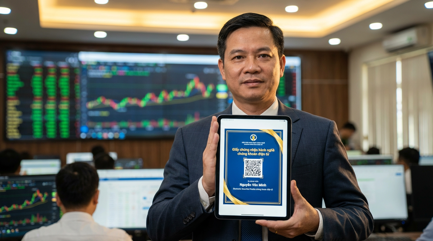 Bắt buộc đổi Chứng chỉ hành nghề Chứng khoán sang bản điện tử từ 2026
