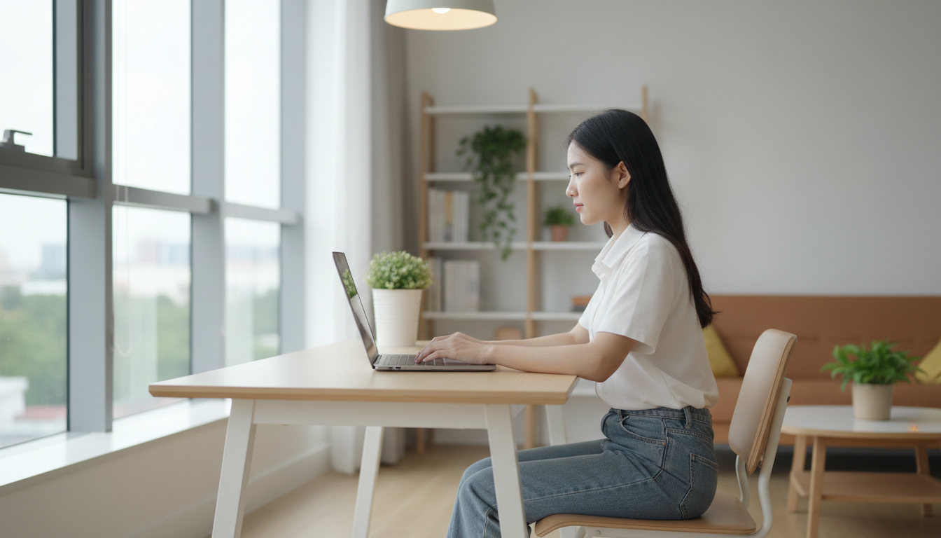 Học online: Làm sao để trẻ không hỏng mắt và vẹo cột sống?

