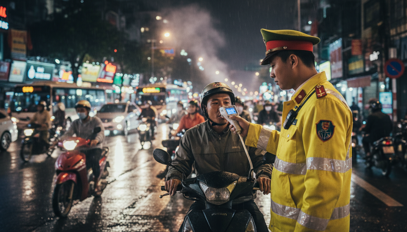 Mức phạt nồng độ cồn 2026: &quot;Thổi&quot; là mất tiền triệu, trừ sạch điểm bằng lái?
