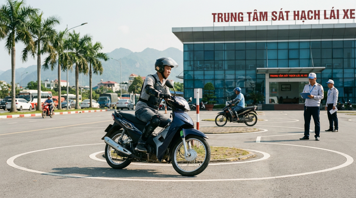 Thi bằng lái xe máy 2026: Phí sát hạch có tăng không?
