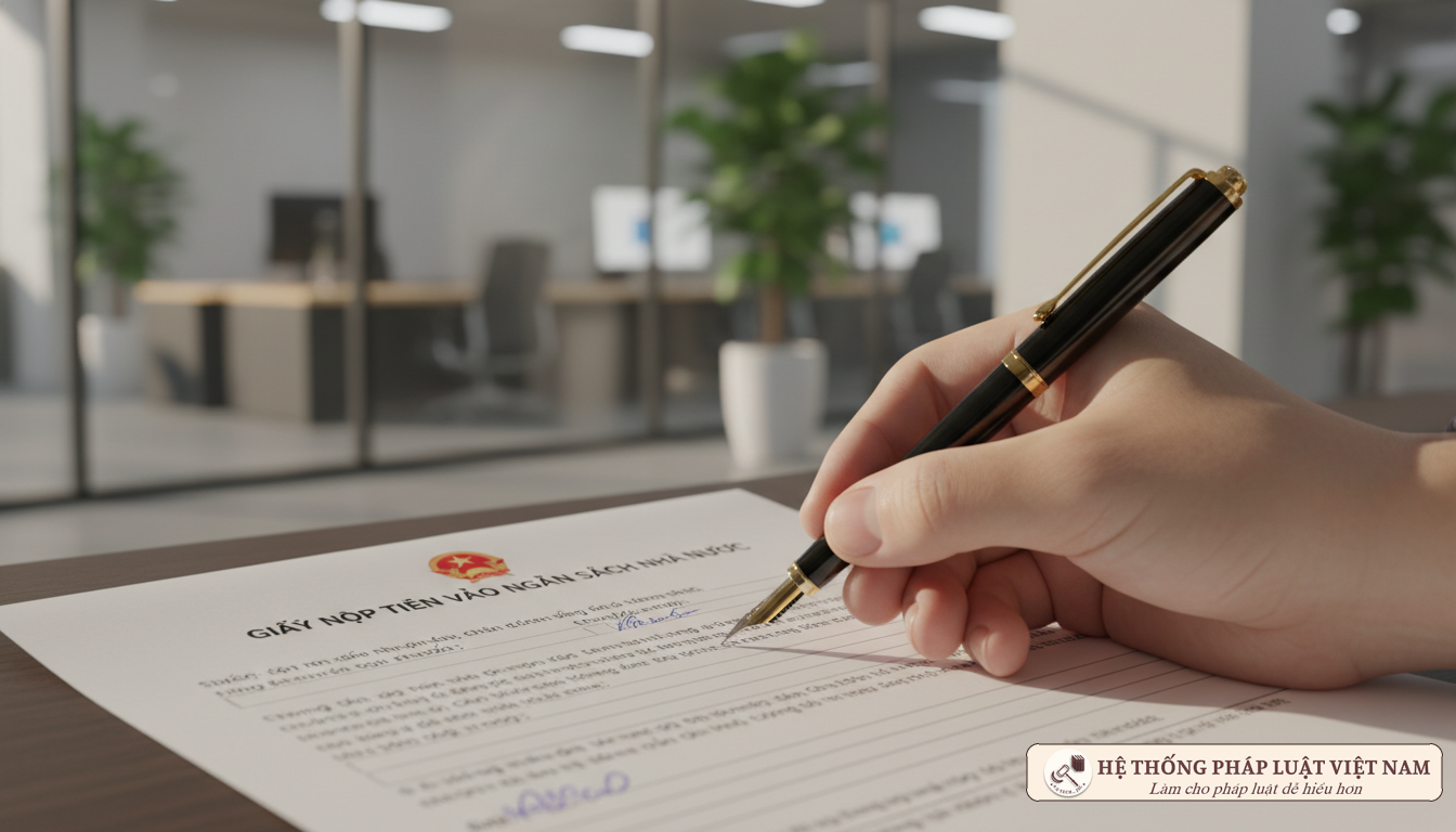 Ký nộp chứng từ thuế môn bài