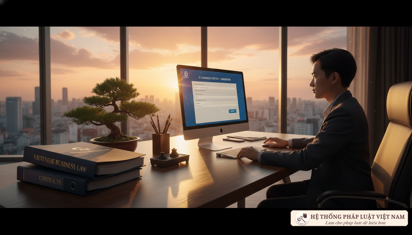 Công ty hợp danh: Đừng quên &#039;lịch hẹn&#039; báo cáo website TMĐT trước ngày 15/01 hàng năm!
