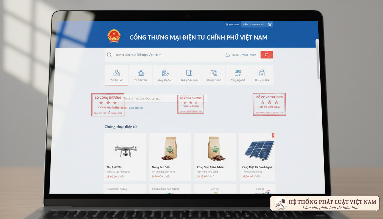 Thủ tục báo cáo thương mại điện tử