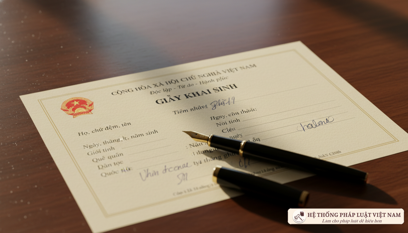 Khai sinh nhầm ngày 30/02: Hướng dẫn chi tiết thủ tục cải chính hộ tịch mới nhất
