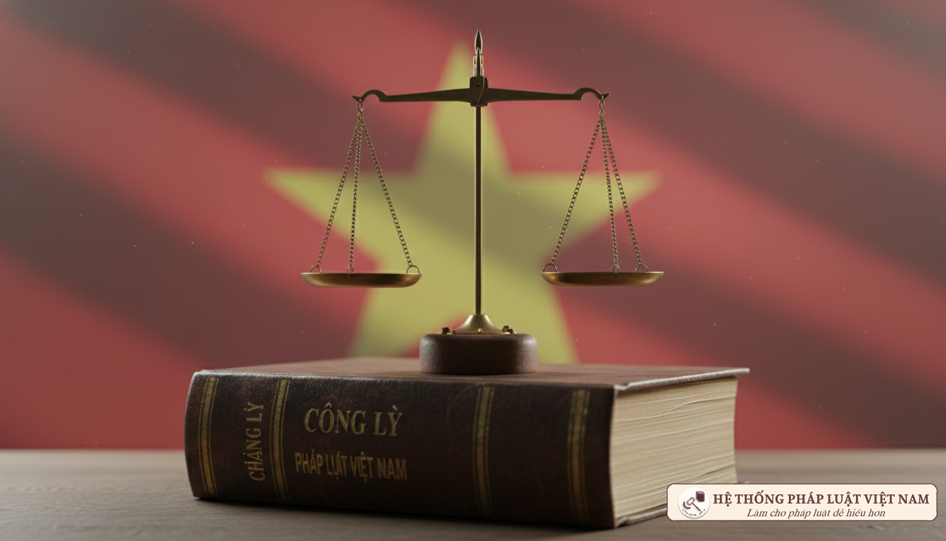 Biểu tượng cán cân công lý và sách luật