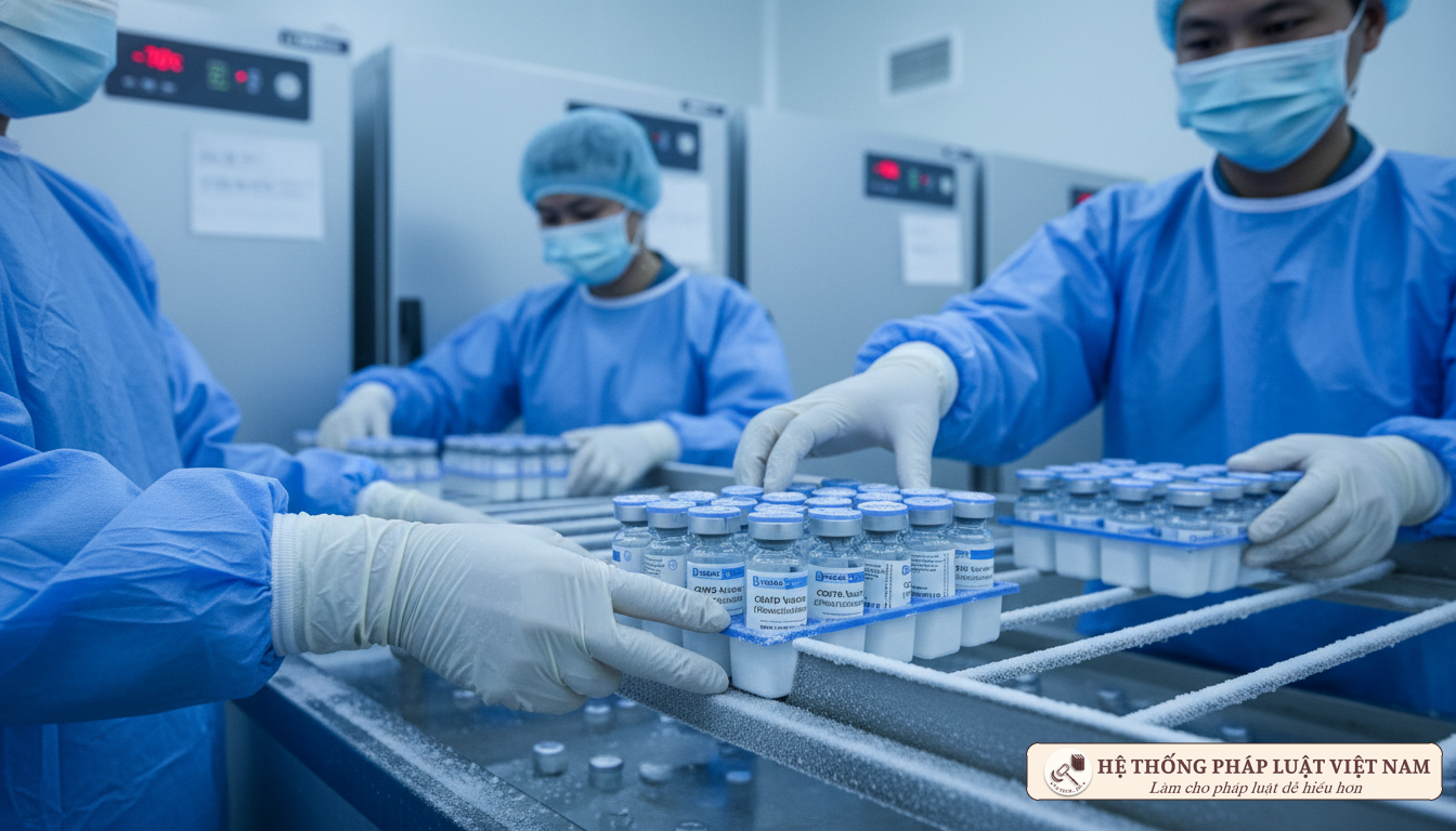 Hệ thống bảo quản vaccine COVID-19