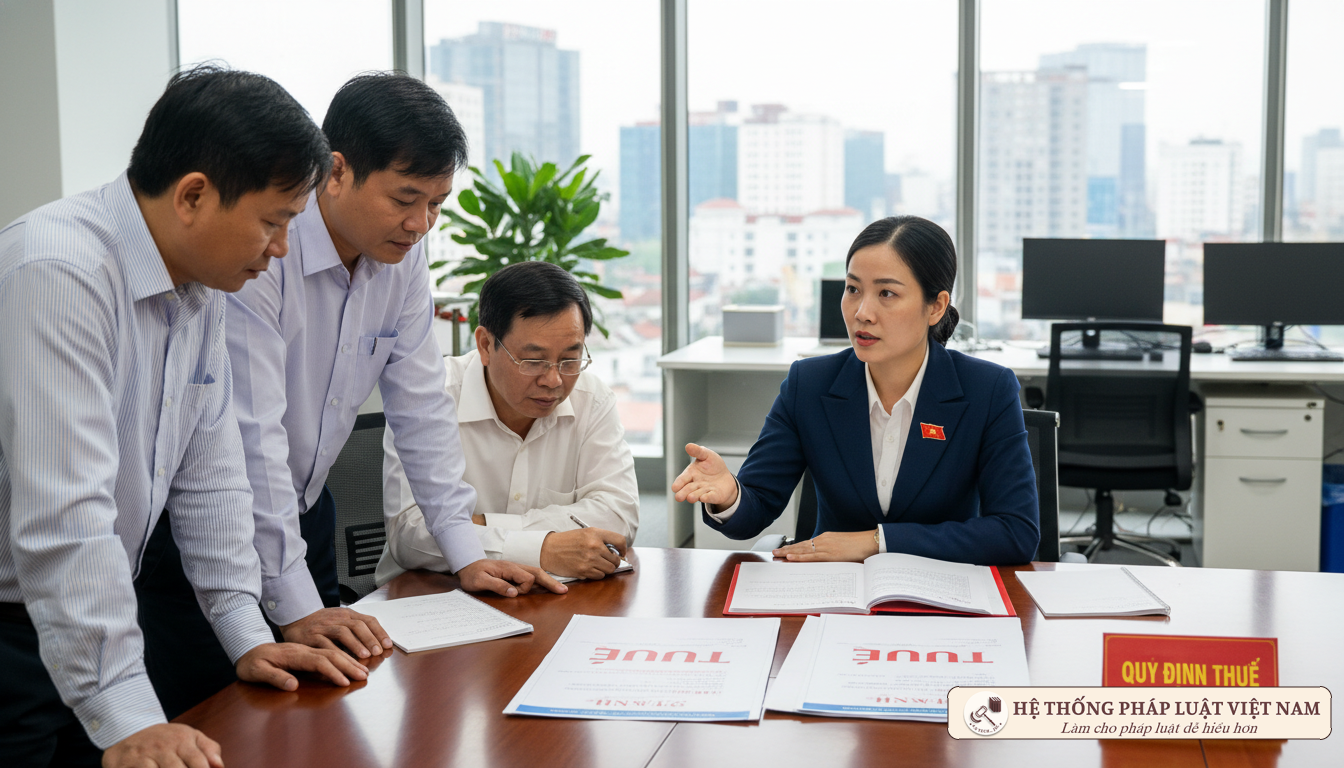 Cán bộ công chức tham gia tập huấn nghiệp vụ quản lý thuế