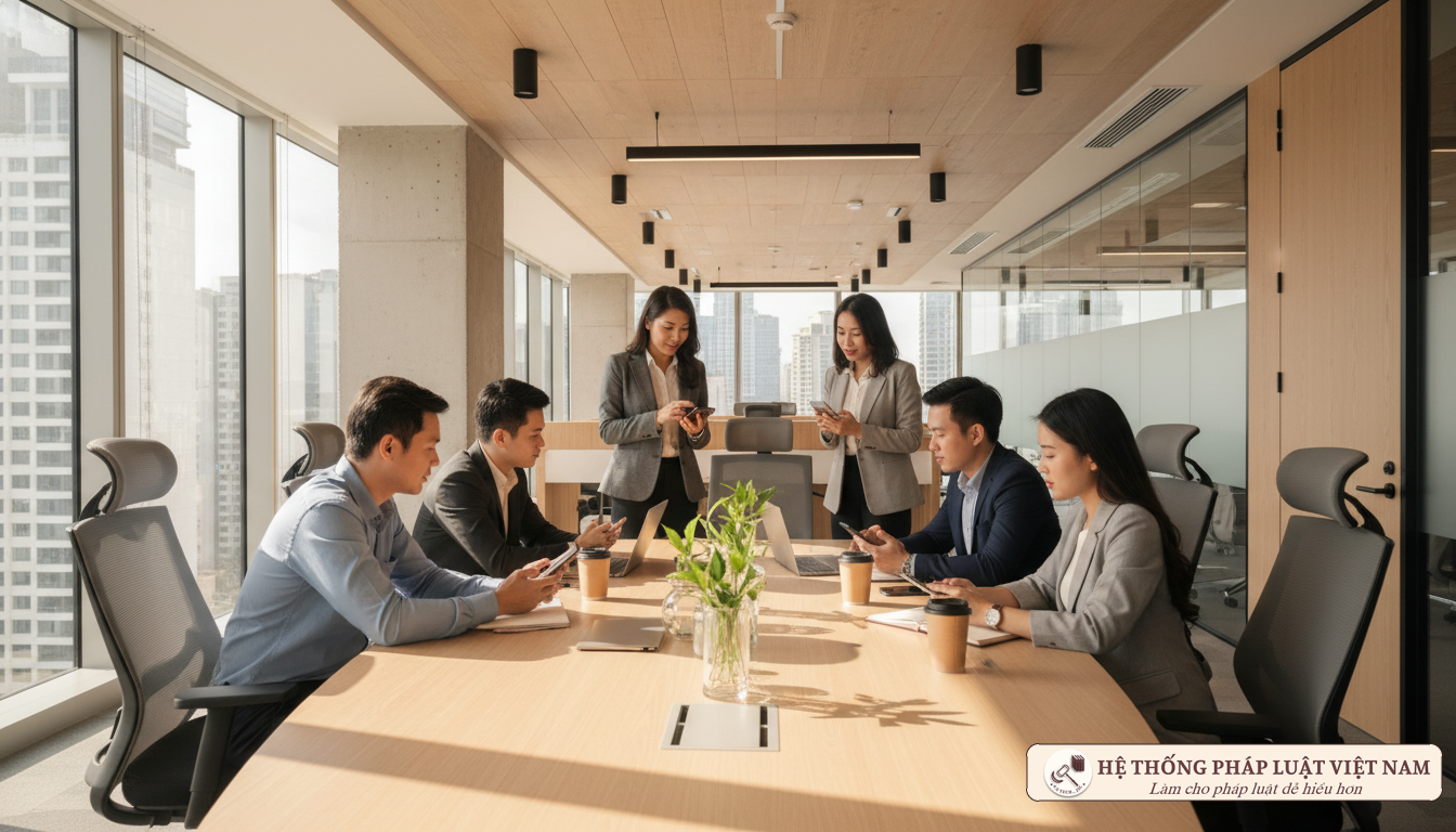 Tuyên truyền ứng dụng VssID tại văn phòng