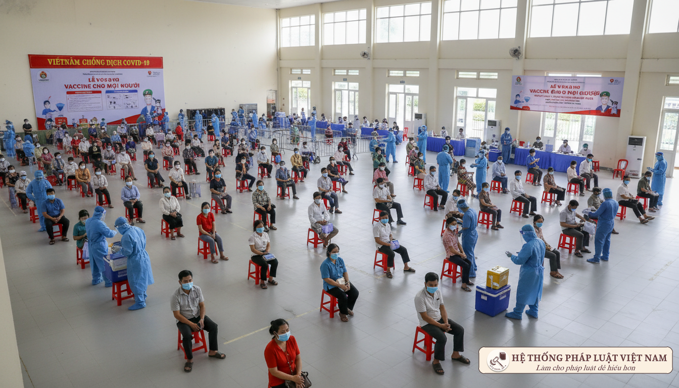 Trung tâm tiêm chủng vaccine Covid-19 tại Việt Nam năm 2021