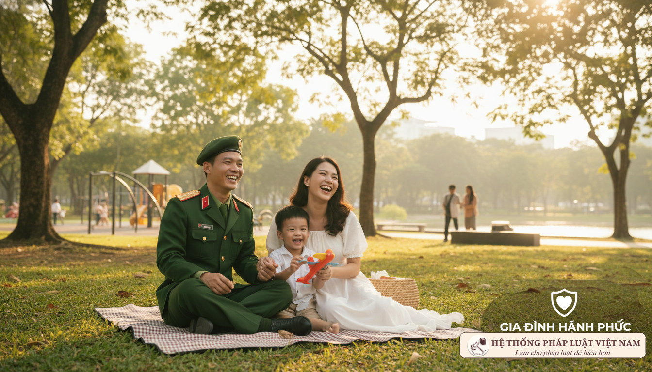 Gia đình quân nhân hưởng chế độ bảo hiểm y tế