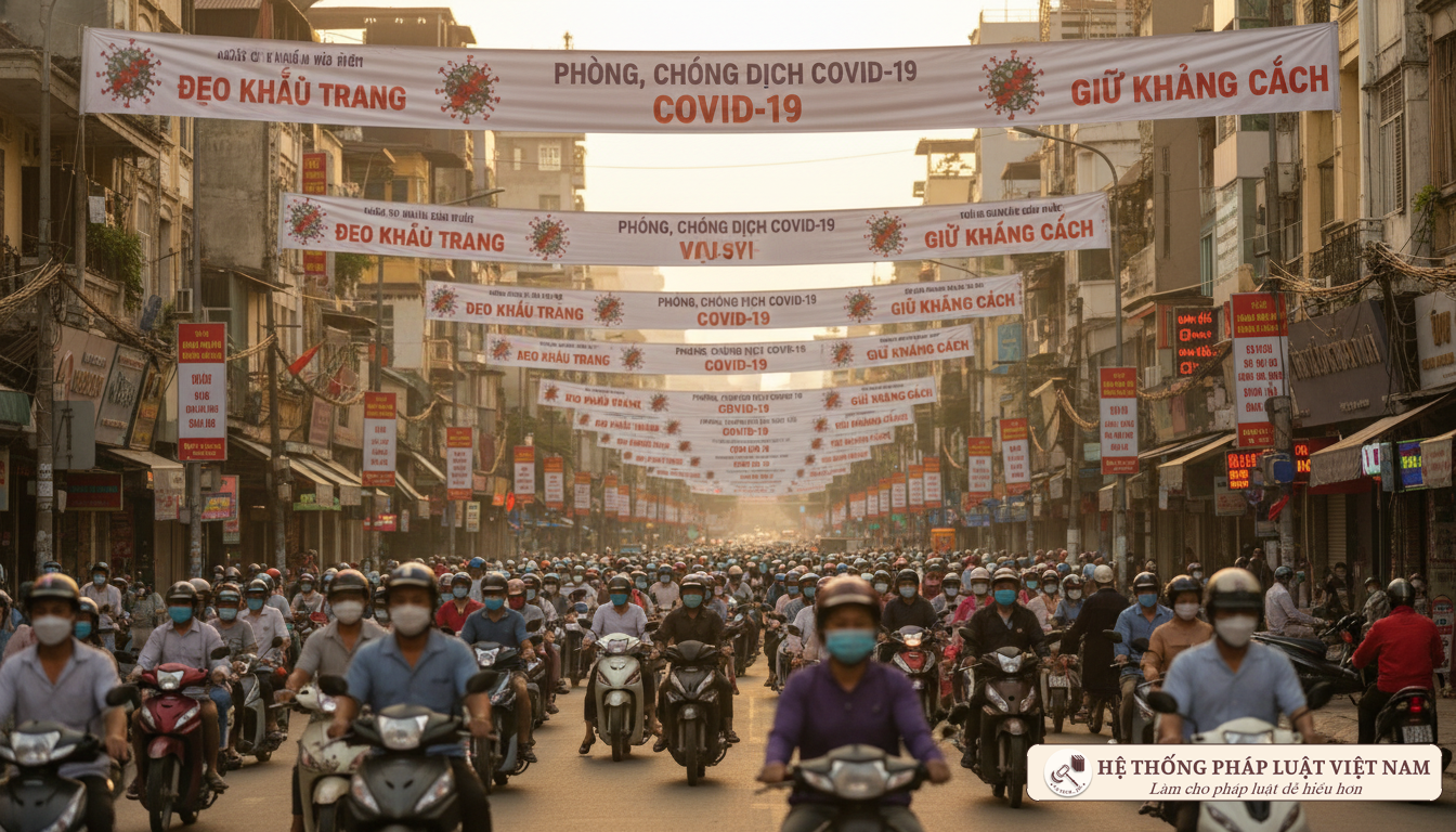 Đường phố Việt Nam cuối năm 2021 trong bối cảnh dịch bệnh