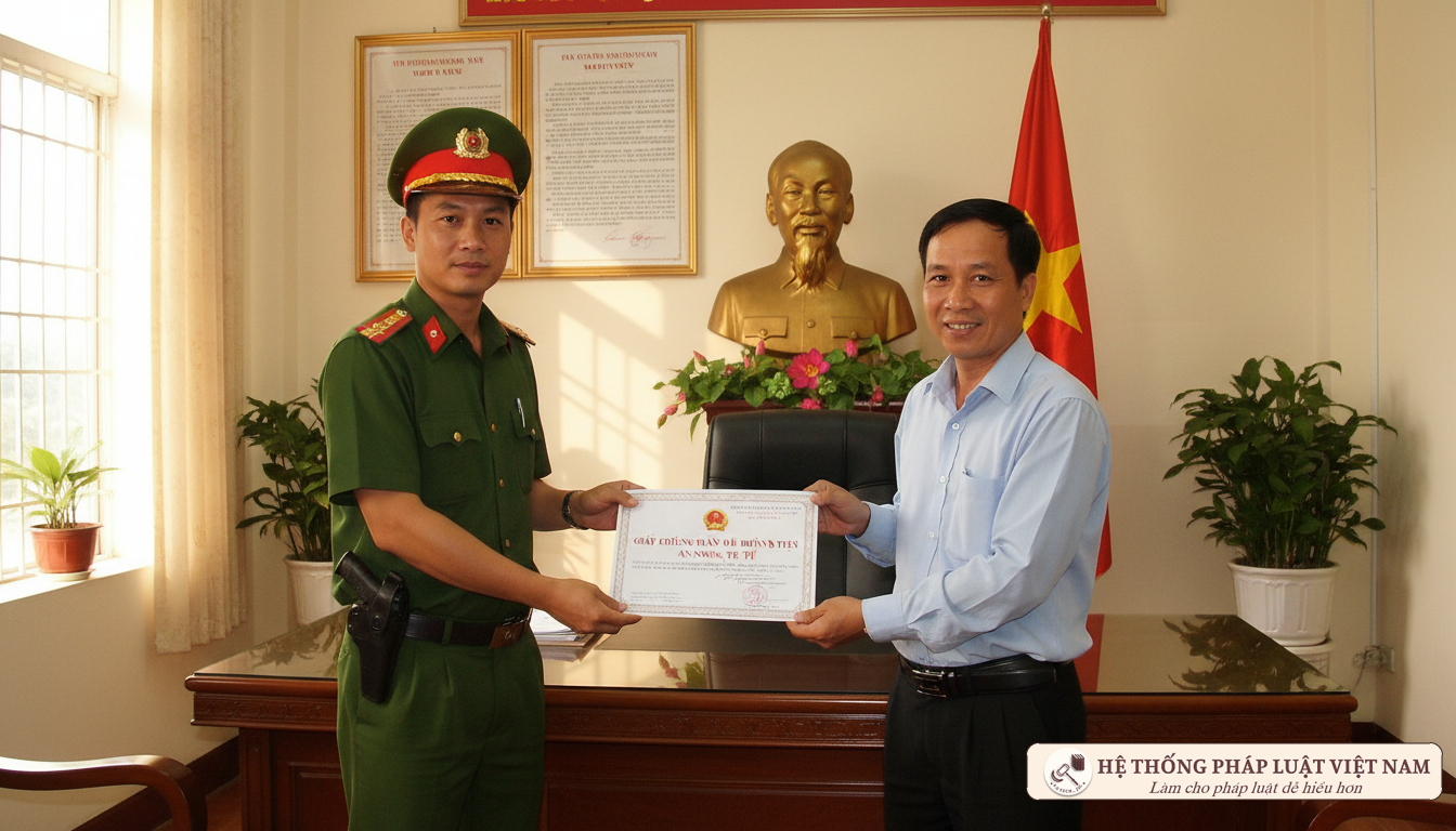 Thủ tục cấp giấy chứng nhận đủ điều kiện an ninh trật tự