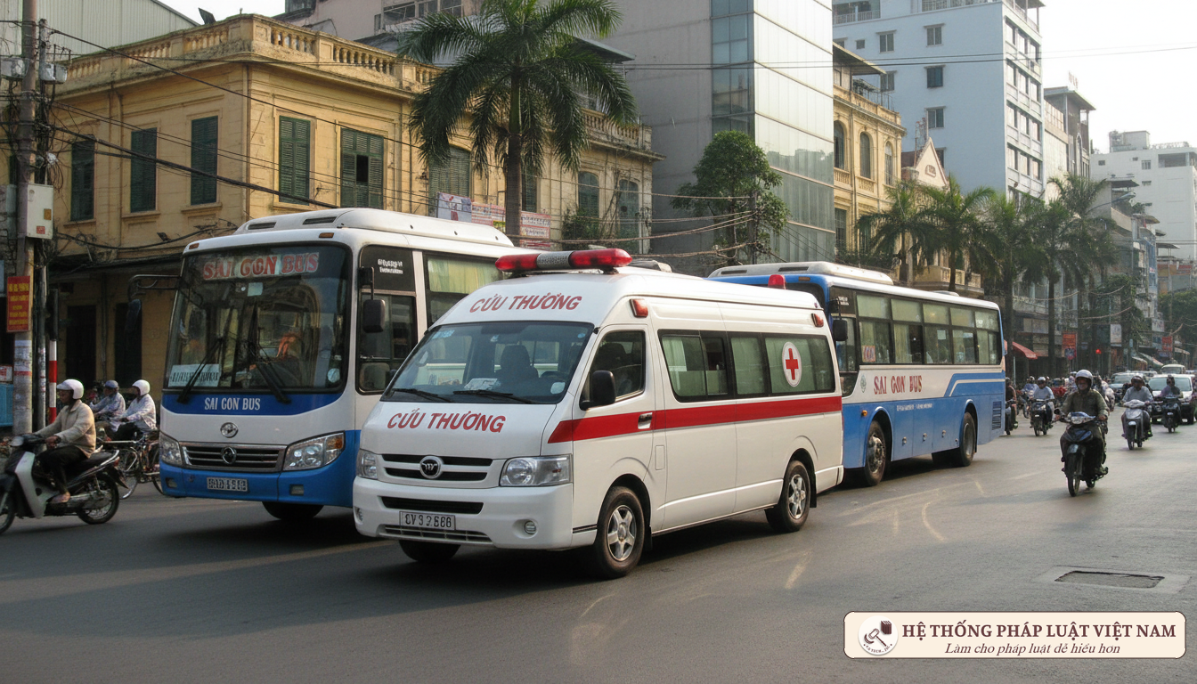 Xe cứu thương và xe chở khách cỡ lớn
