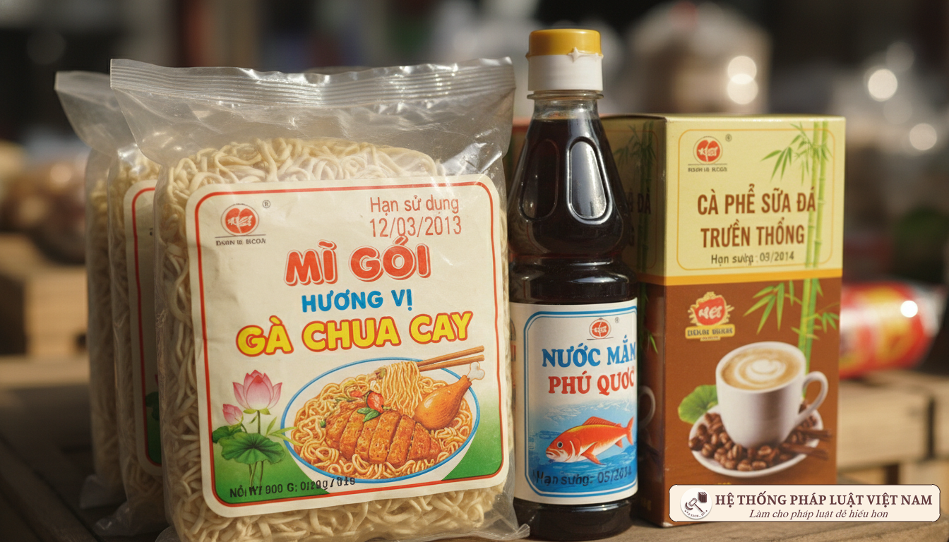 Nhãn mác thực phẩm theo quy định năm 2012