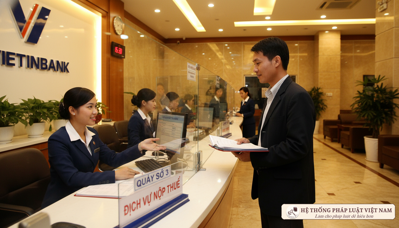 Giao dịch nộp thuế tại ngân hàng