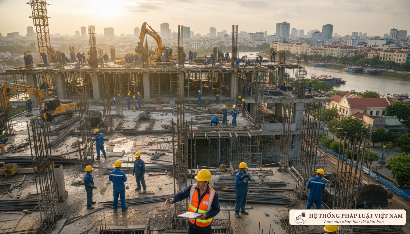 An toàn lao động tại công trường xây dựng