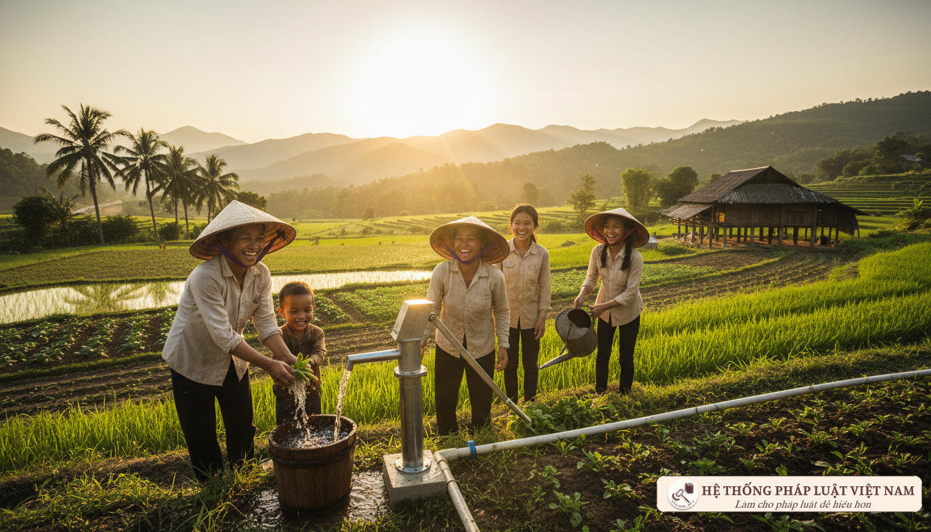 Gia đình nông thôn sử dụng vốn vay chính sách