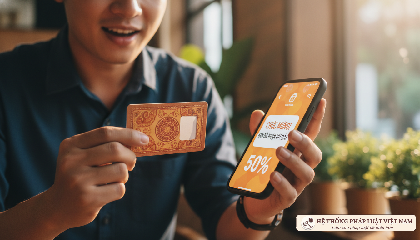 Người dùng nạp thẻ điện thoại di động