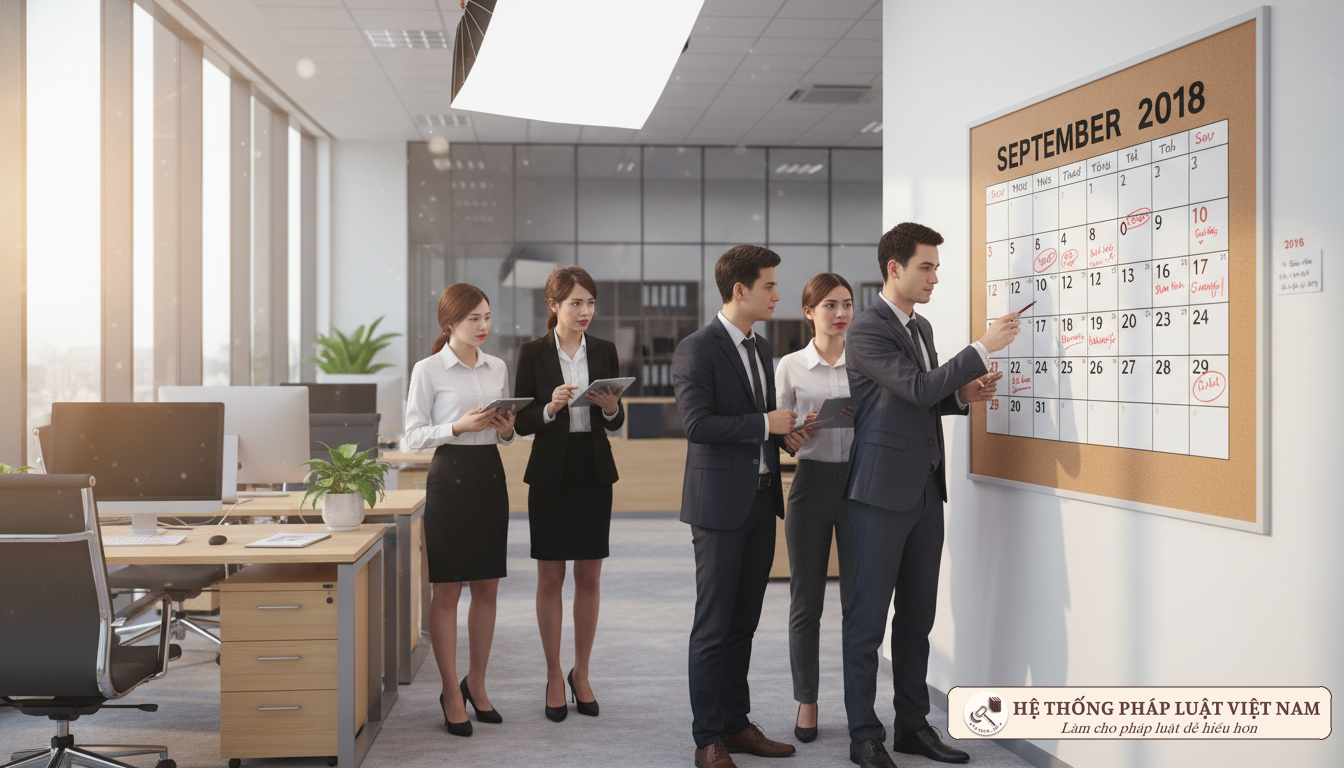 Doanh nghiệp cần lưu ý gì trong tháng 9/2018 để tránh rủi ro pháp lý?
