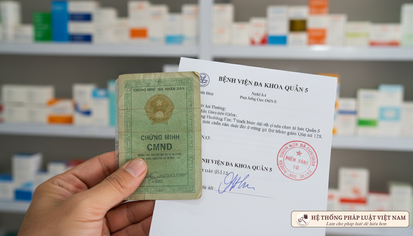CMND và đơn thuốc cho trẻ em