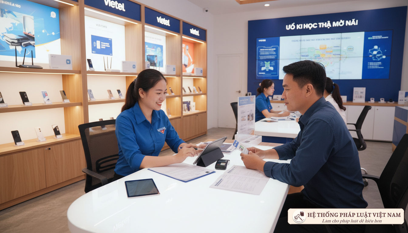 Thủ tục chuyển mạng giữ số tại quầy giao dịch