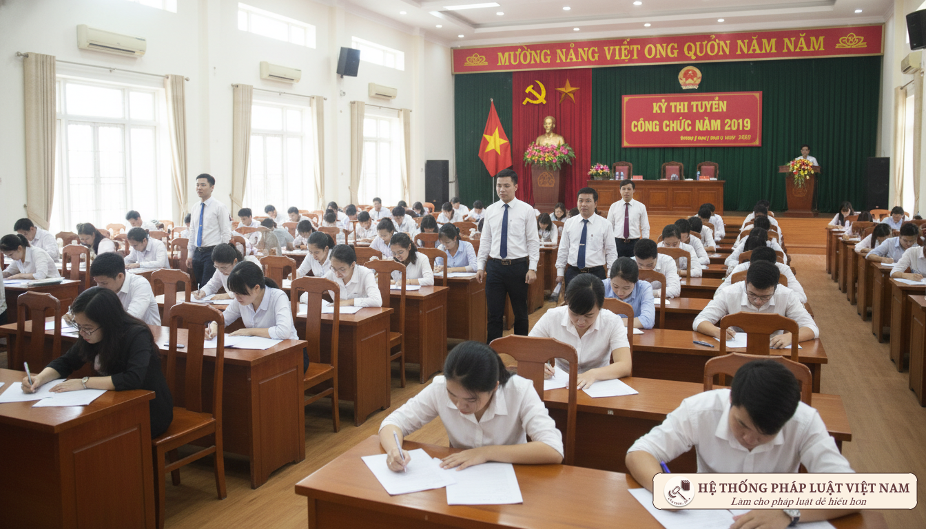 Kỳ thi tuyển công chức cấp xã 2019