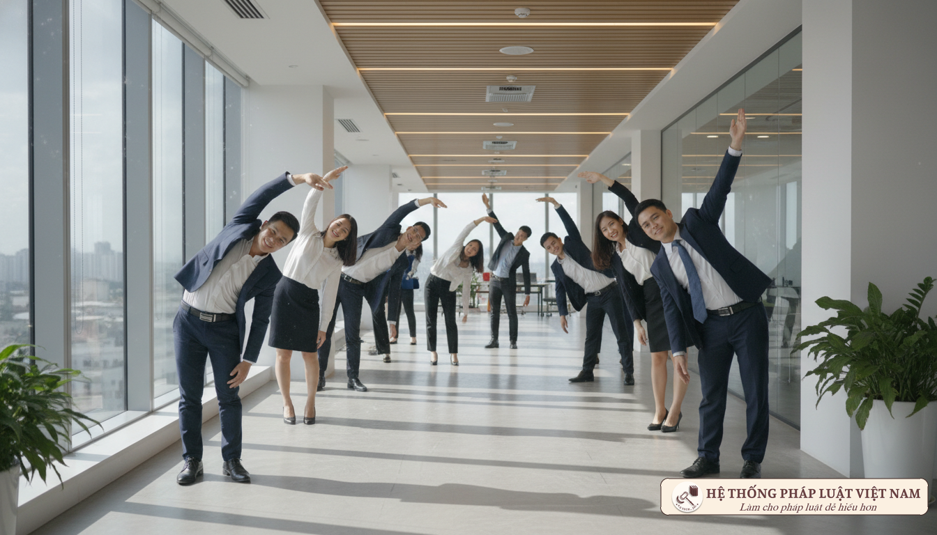 Bắt buộc tập thể dục giữa giờ 2 lần mỗi ngày: Quy định mới áp dụng cho công chức ngành Văn hóa từ 12/3/2019
