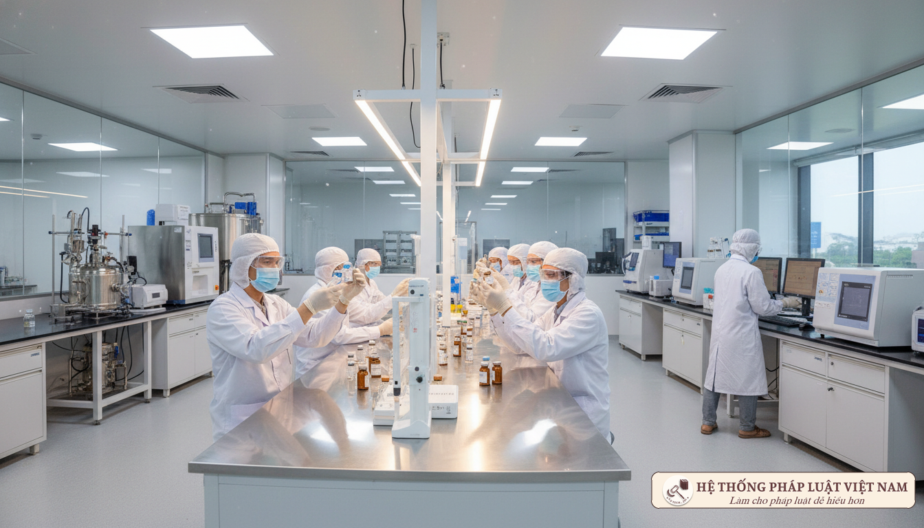 Sản xuất thuốc theo tiêu chuẩn GMP