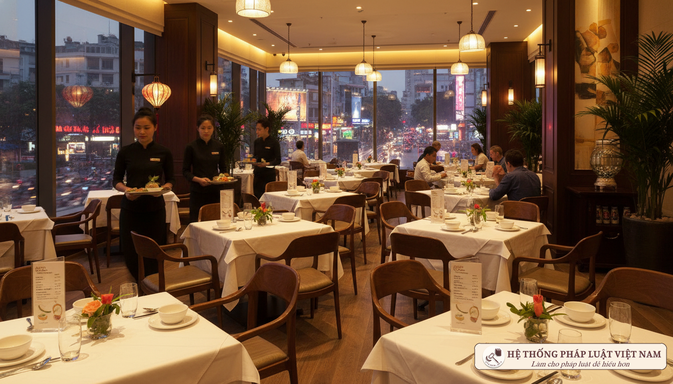 Nhà hàng phục vụ khách du lịch chuẩn mực