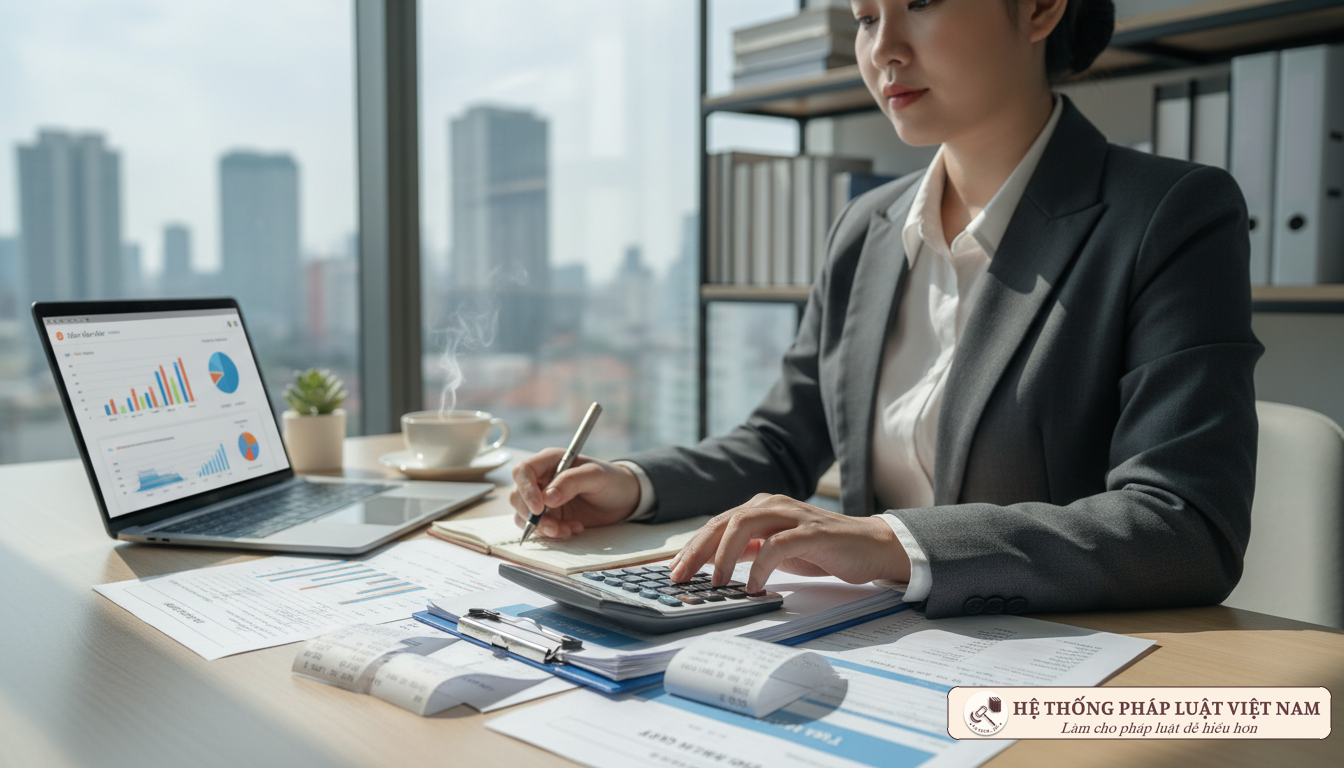 Kế toán thuế xử lý hồ sơ nhập khẩu