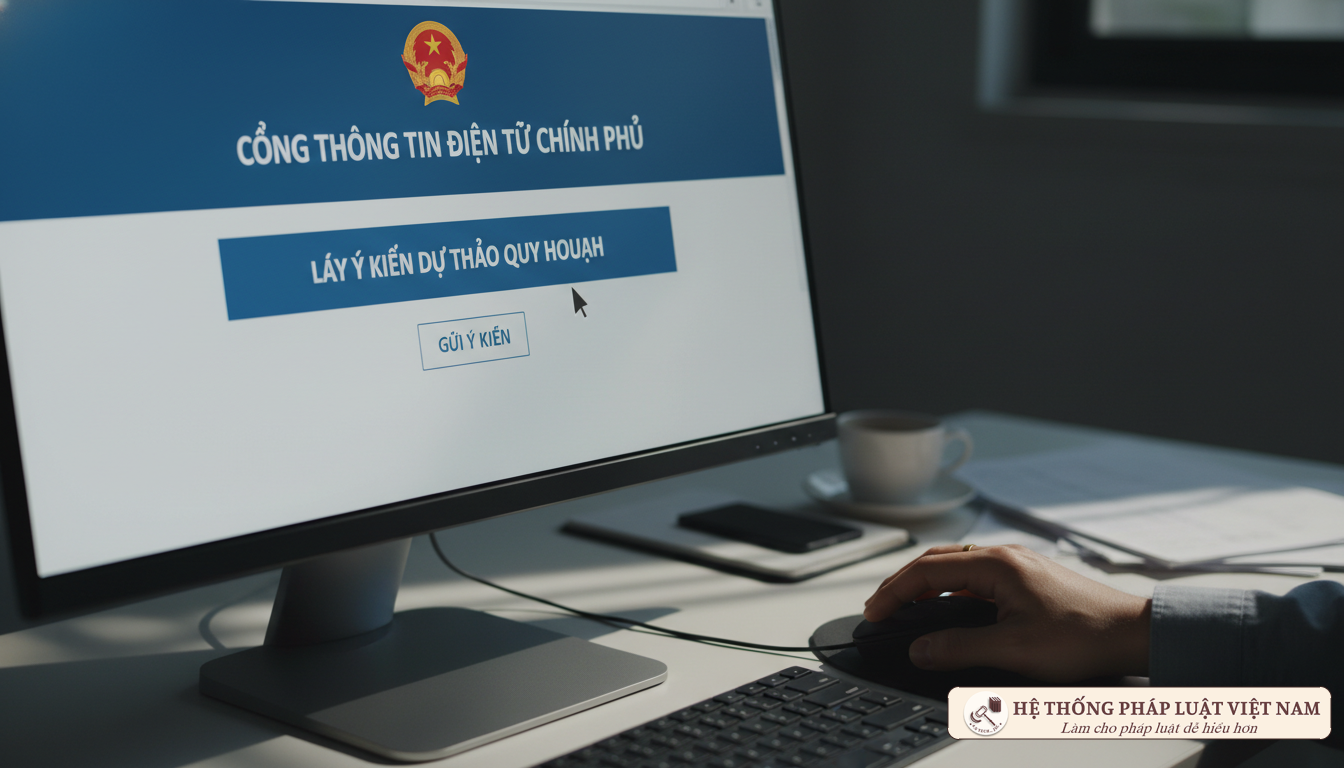 Góp ý dự thảo quy hoạch trực tuyến