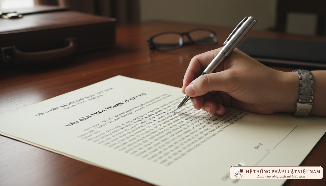 Ký kết văn bản thỏa thuận dây họ theo Nghị định 19/2019/NĐ-CP