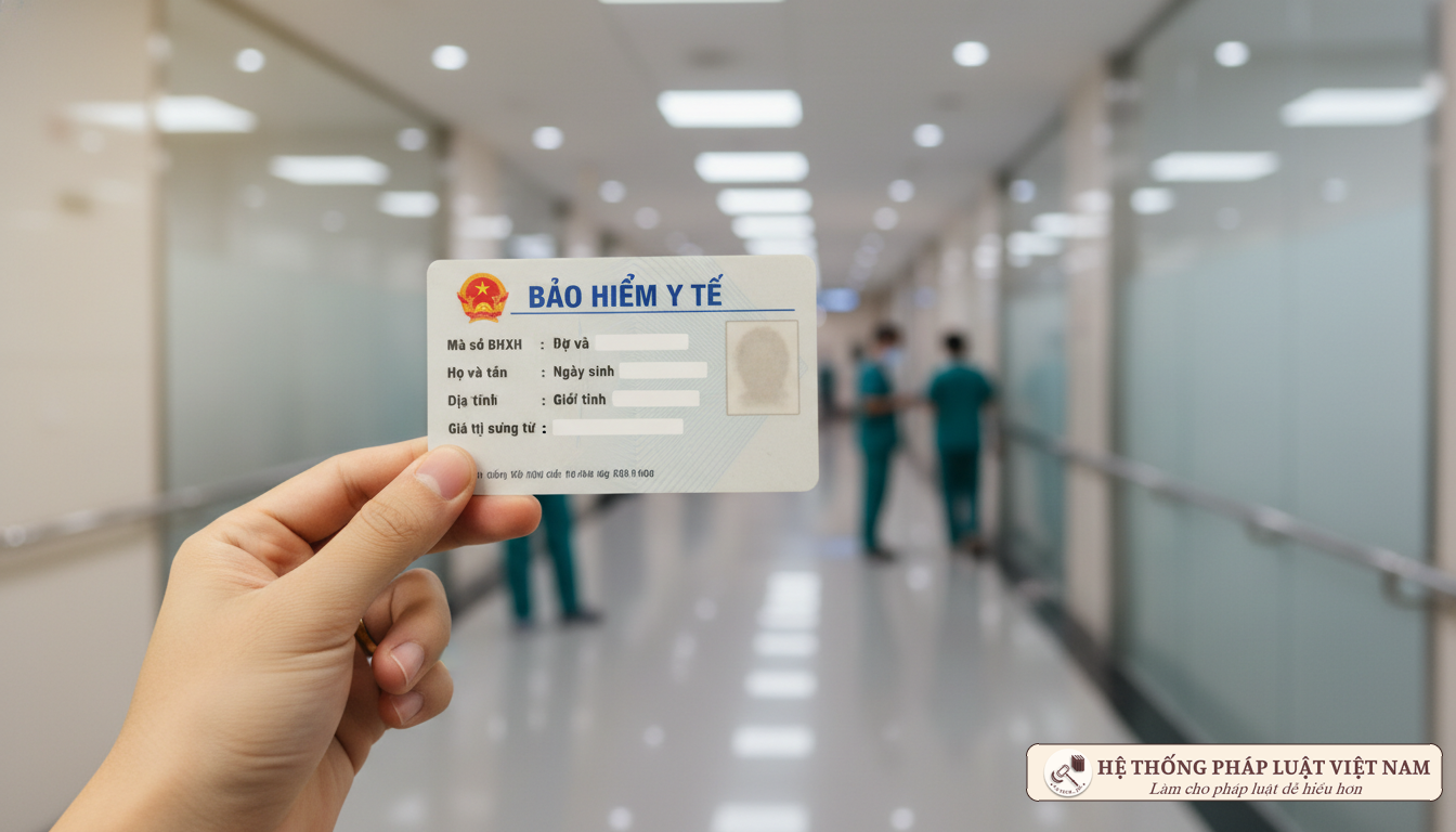 Thẻ bảo hiểm y tế BHYT thân nhân công an