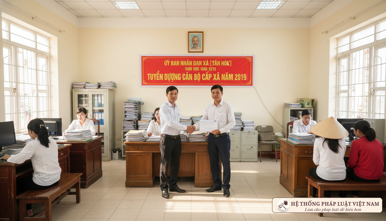 Thi tuyển công chức cấp xã 2019