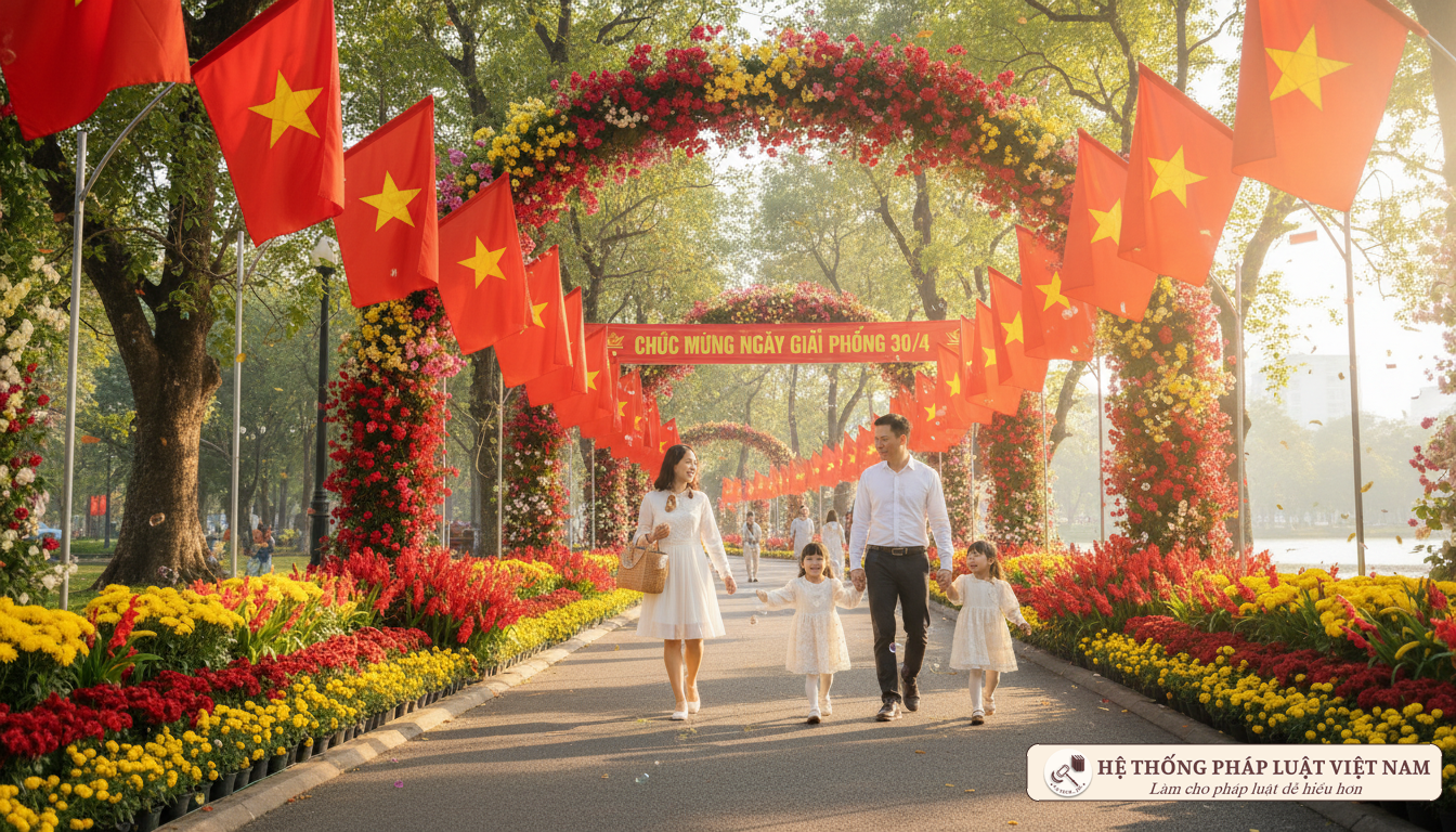 Gia đình đi chơi lễ 30/4 năm 2019