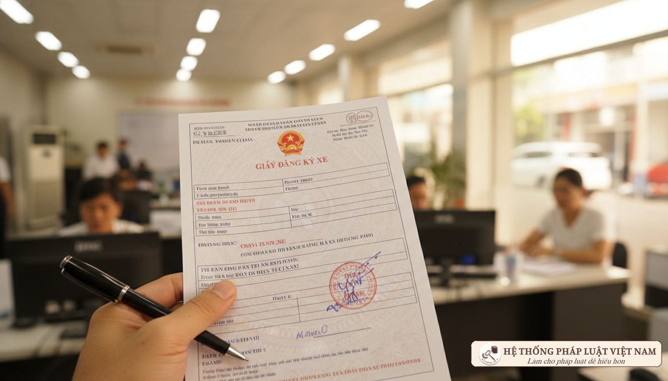 Thủ tục đăng ký xe và nộp lệ phí trước bạ