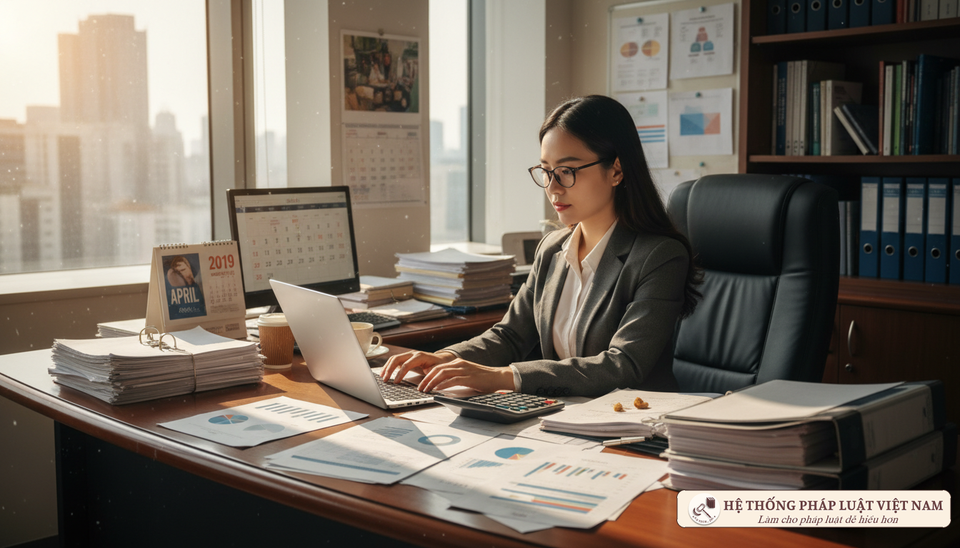 Lịch trình kế toán tháng 4/2019: Những mốc thời gian &quot;vàng&quot; doanh nghiệp không được phép quên
