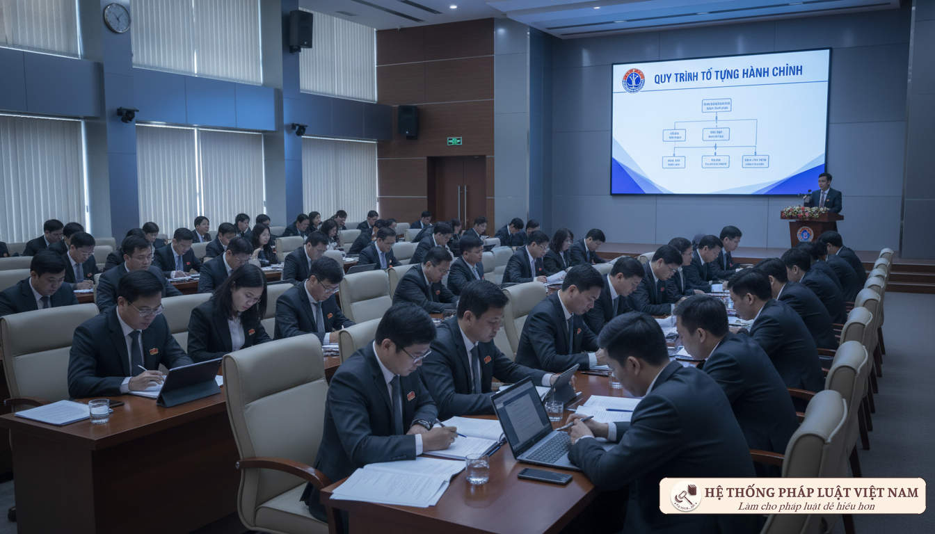 Cán bộ Tòa án ôn tập thi nâng ngạch