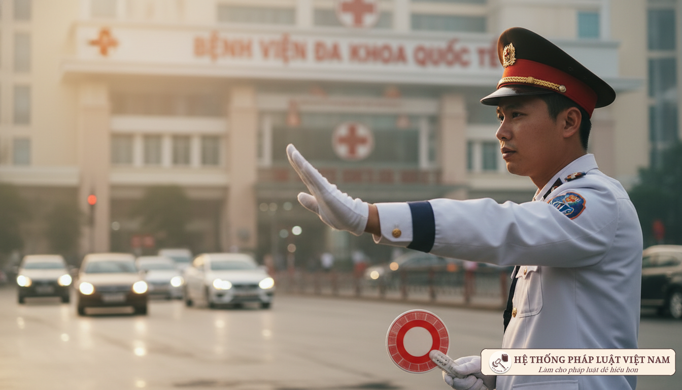 Cảnh sát giao thông kiểm soát tốc độ 2019