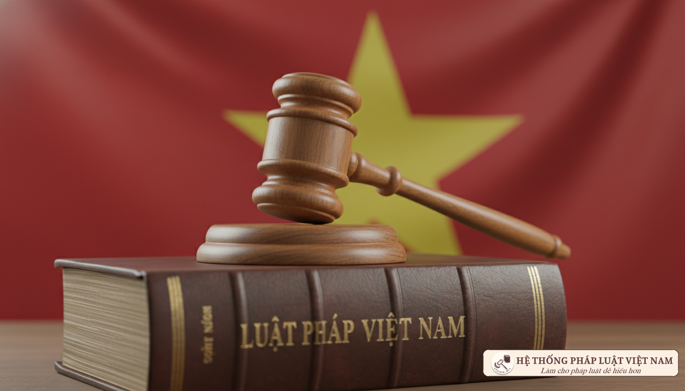 Biểu tượng pháp luật và văn bản luật Việt Nam