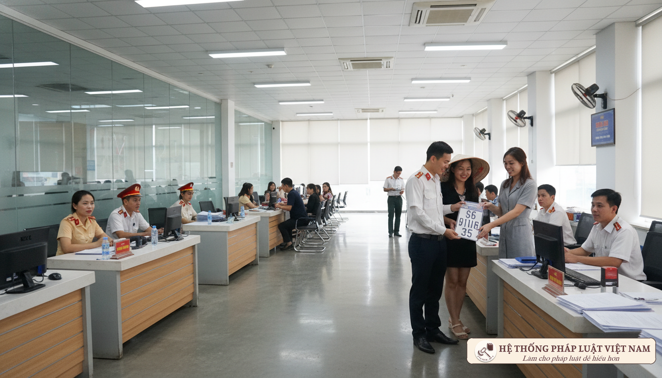 Thủ tục đăng ký xe tại cơ quan công an