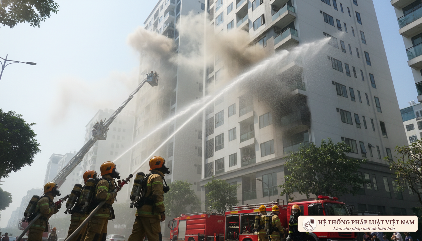 Diễn tập PCCC tại Hà Nội