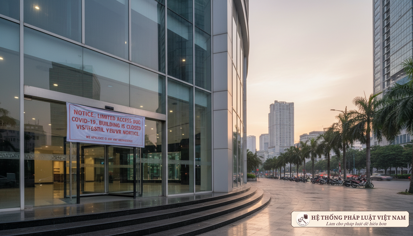 Trụ sở cơ quan nhà nước TP.HCM trong đợt dịch 2020