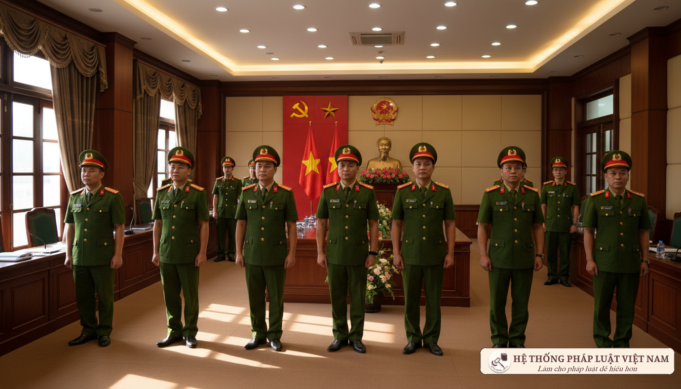 Lực lượng công an tham gia thi hành án