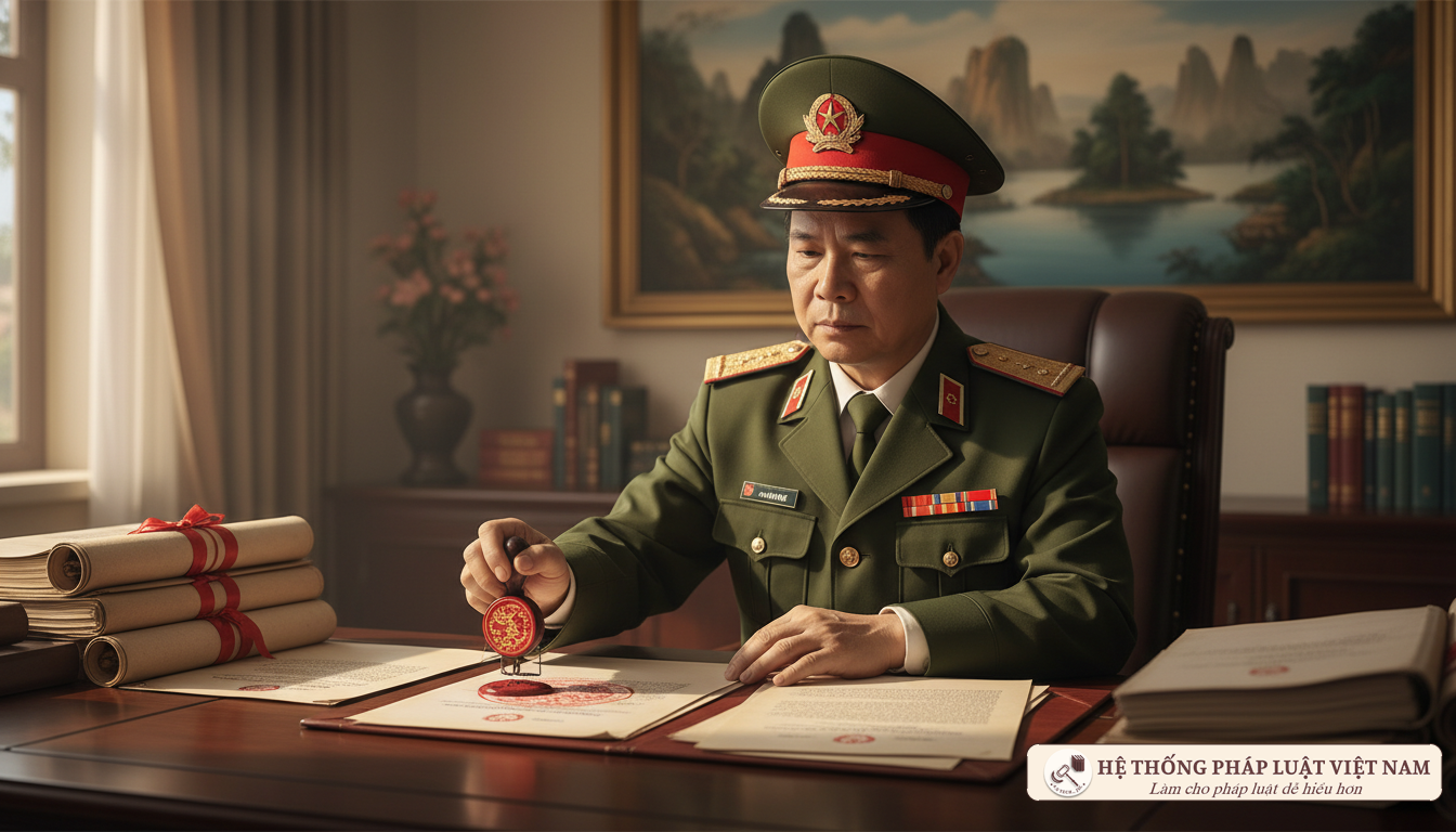 Cán bộ tư pháp chứng thực giấy tờ