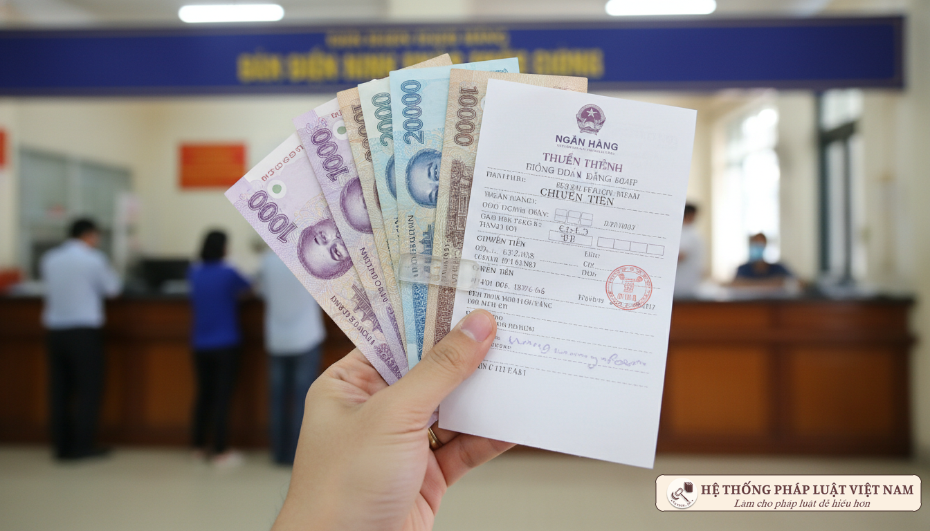 Biên lai chuyển tiền bưu điện