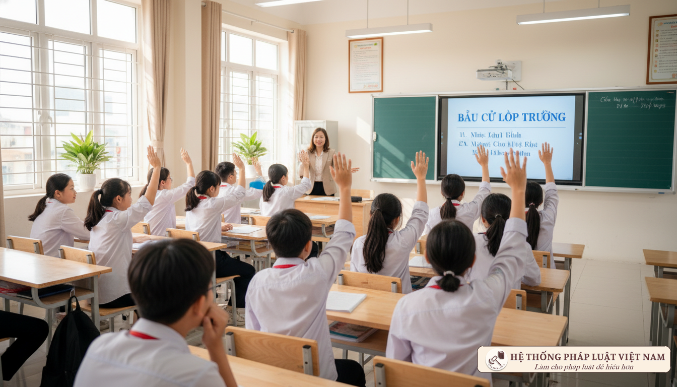 Thay đổi quan trọng về cơ cấu lớp học từ 01/11/2020: Cấp 2 và cấp 3 có thể bầu nhiều hơn 2 lớp phó, tăng tính dân chủ
