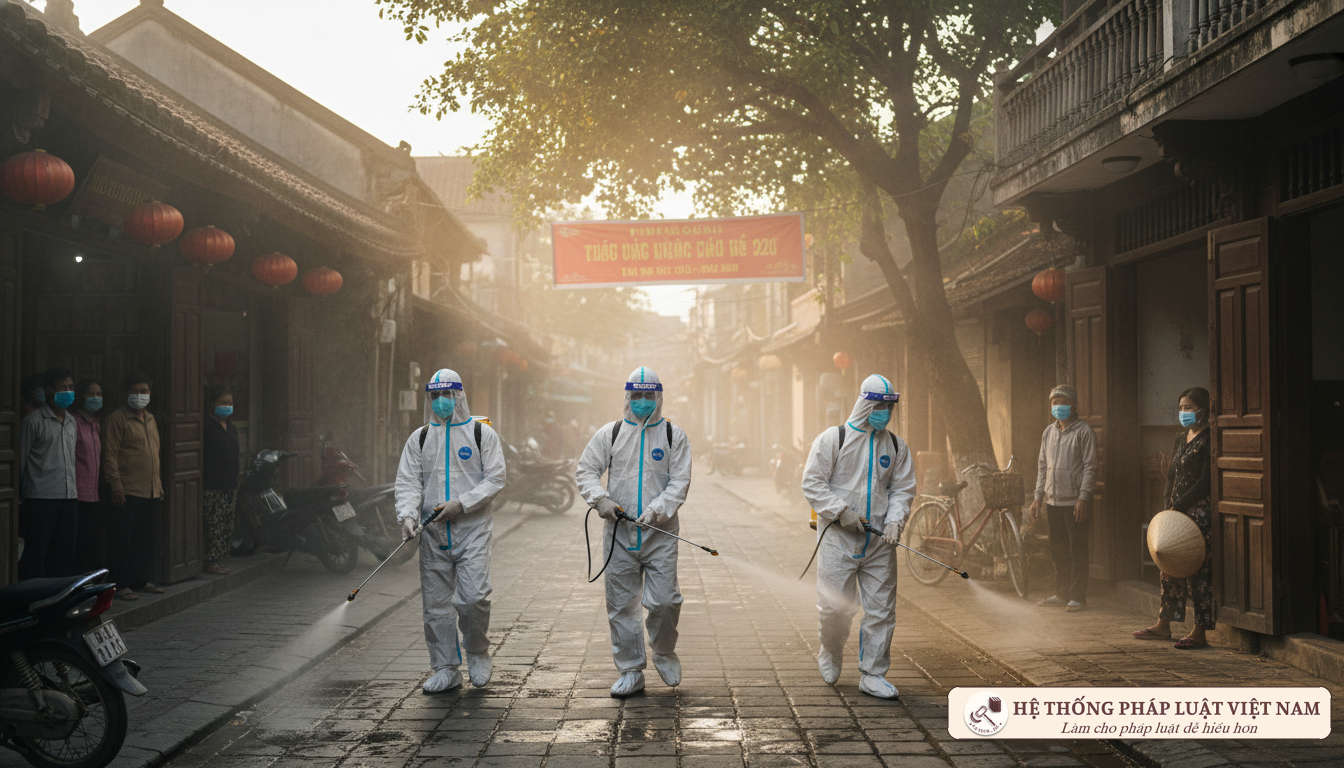 Phun khử khuẩn phòng chống dịch tại Việt Nam năm 2020