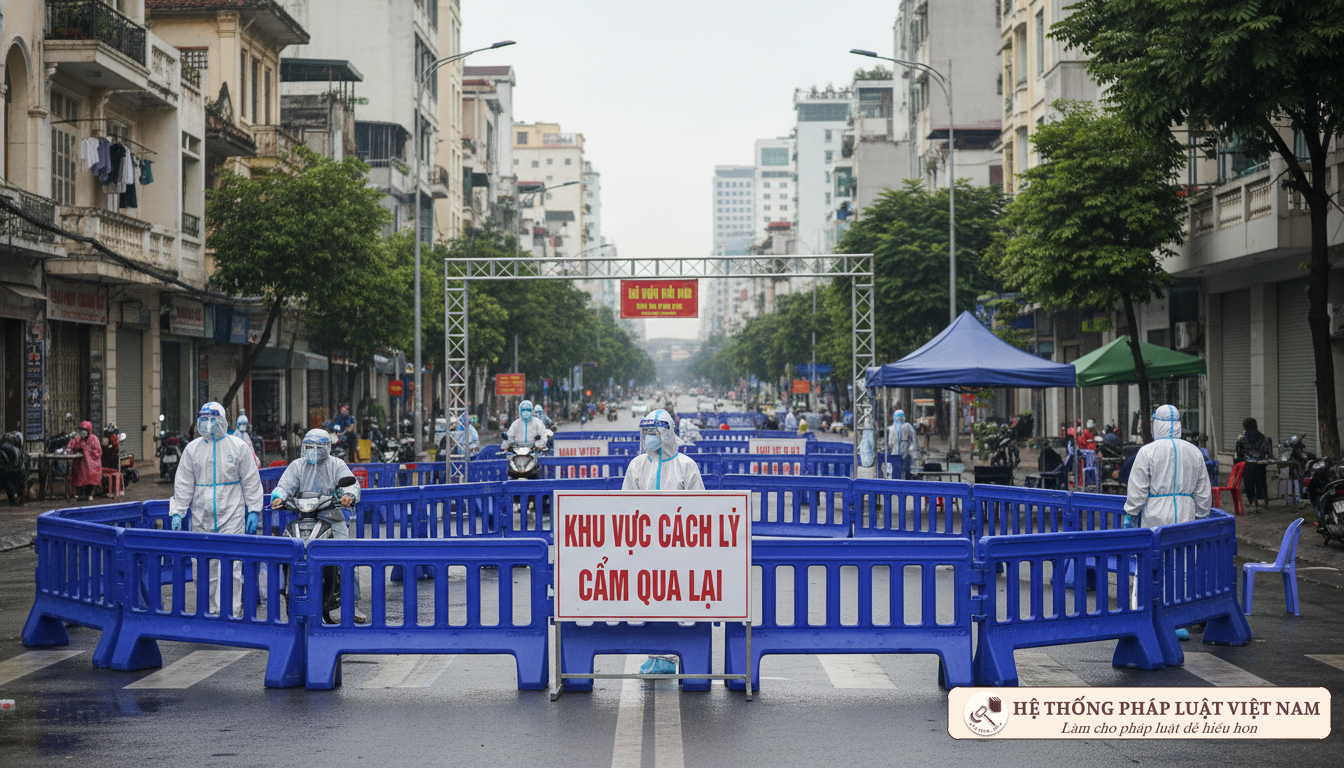 Khu vực cách ly y tế COVID-19