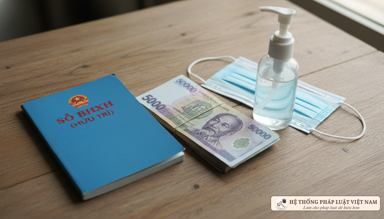 Sổ hưu trí và tiền mặt